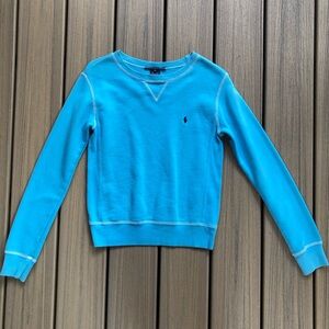 Ralph Lauren Turquoise Crew Neck Sweatshirt
